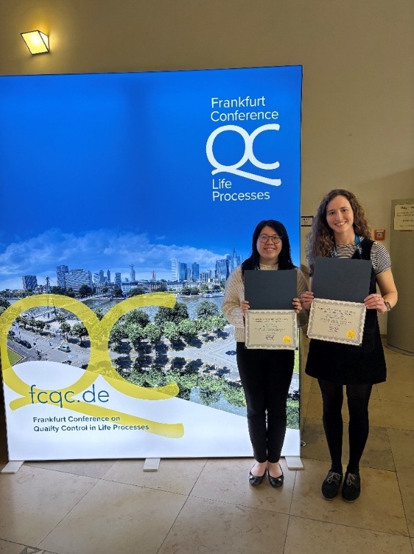 Leyna Duong and Jessica Graham at The Quality Control in Life Processes, Frankfurt Germany, 2025